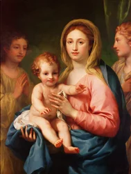 Madonna mit Kind und zwei Engeln, 1770-73